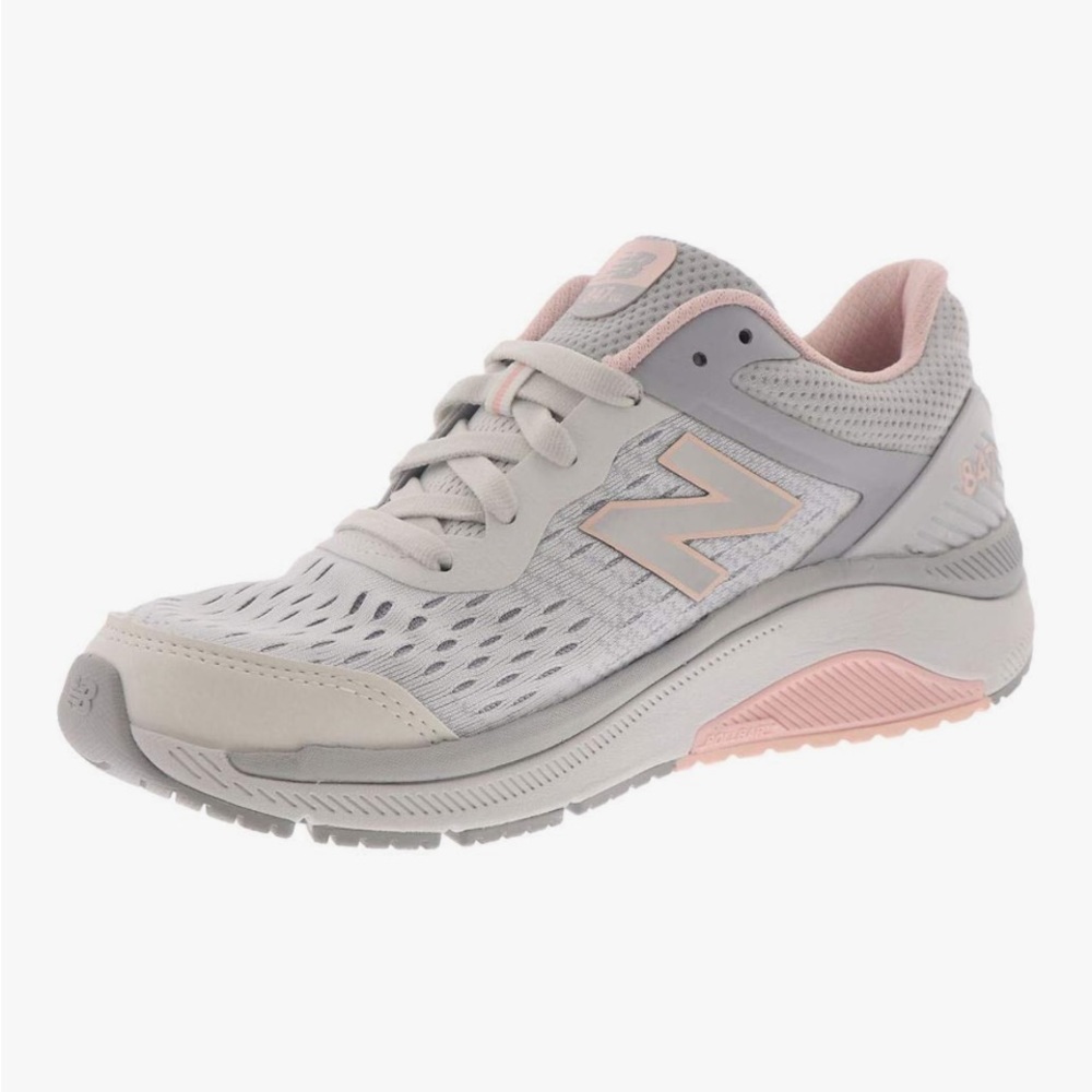 New Balance Womens 847 Walking Sneakers, 7, light grey